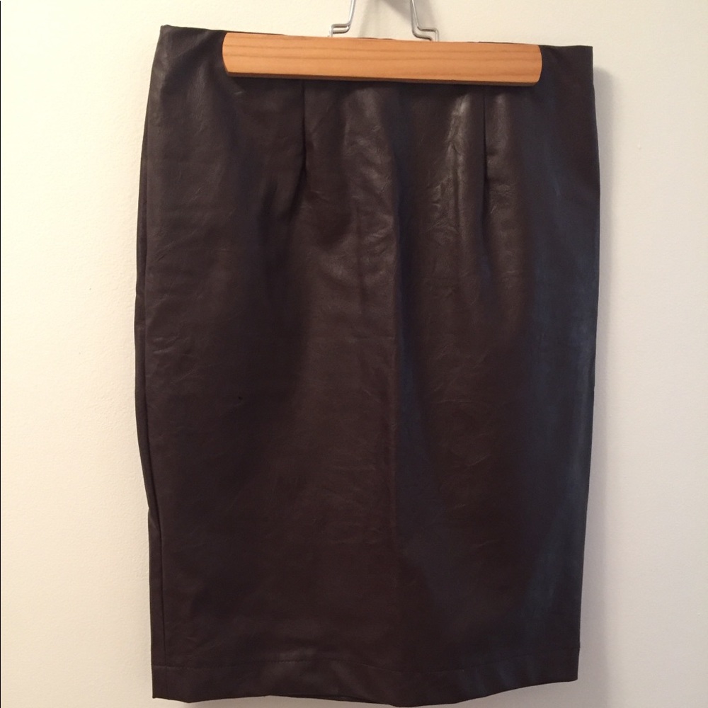 Ann Taylor Vegan Leather Skirt